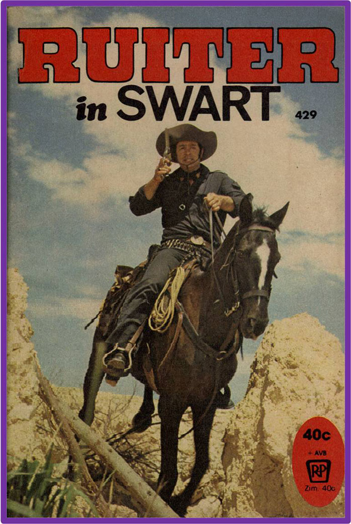 Ruiter in Swart